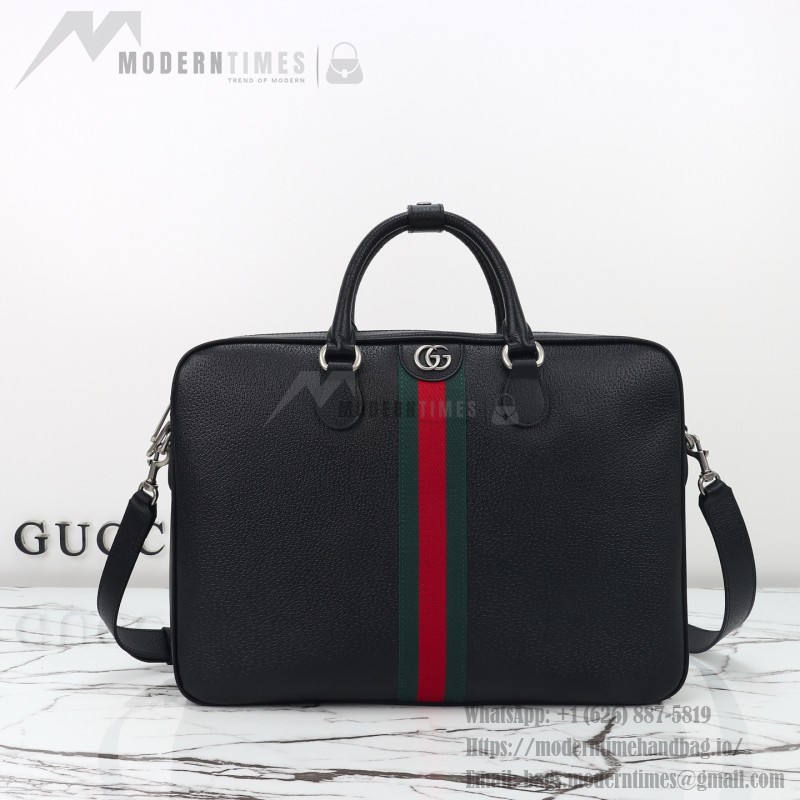 Gucci 834461 Calfskin Leather Tote Bag