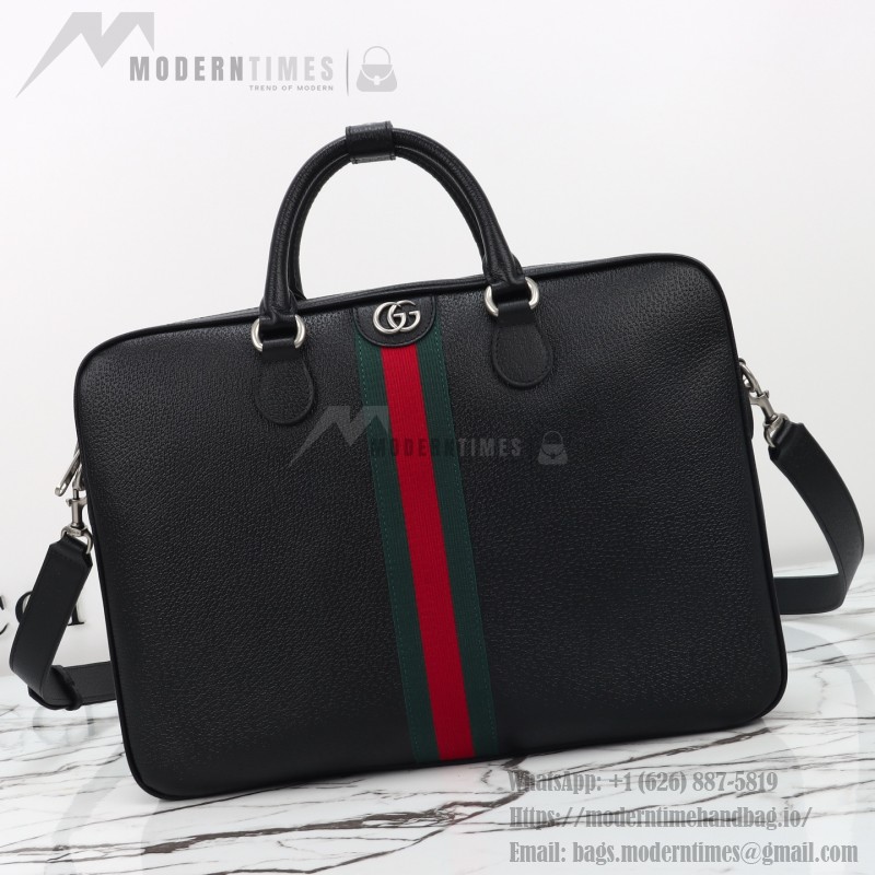 Gucci 834461 Calfskin Leather Tote Bag