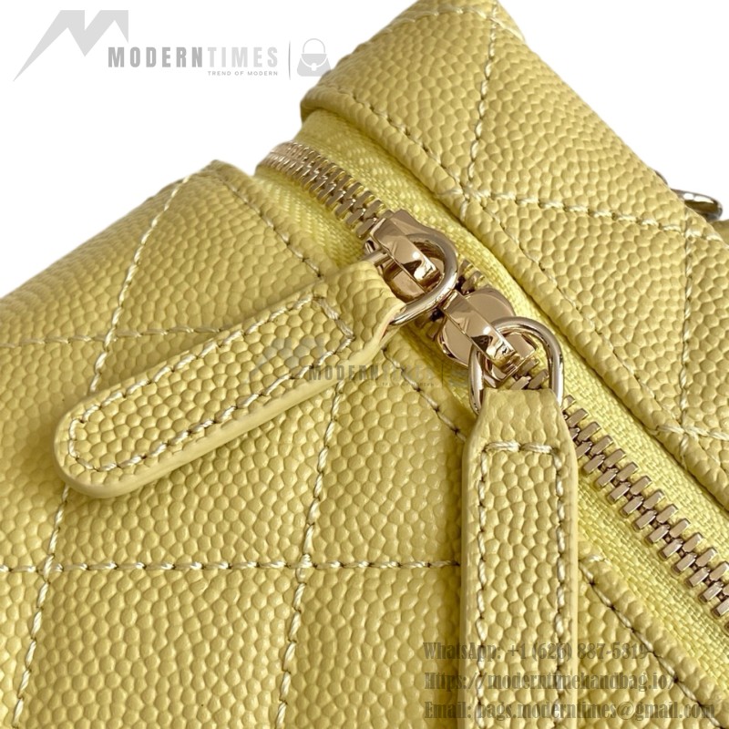 Chanel 25BLP Handle Box Bag Caviar Calfskin Black Gold Hardware