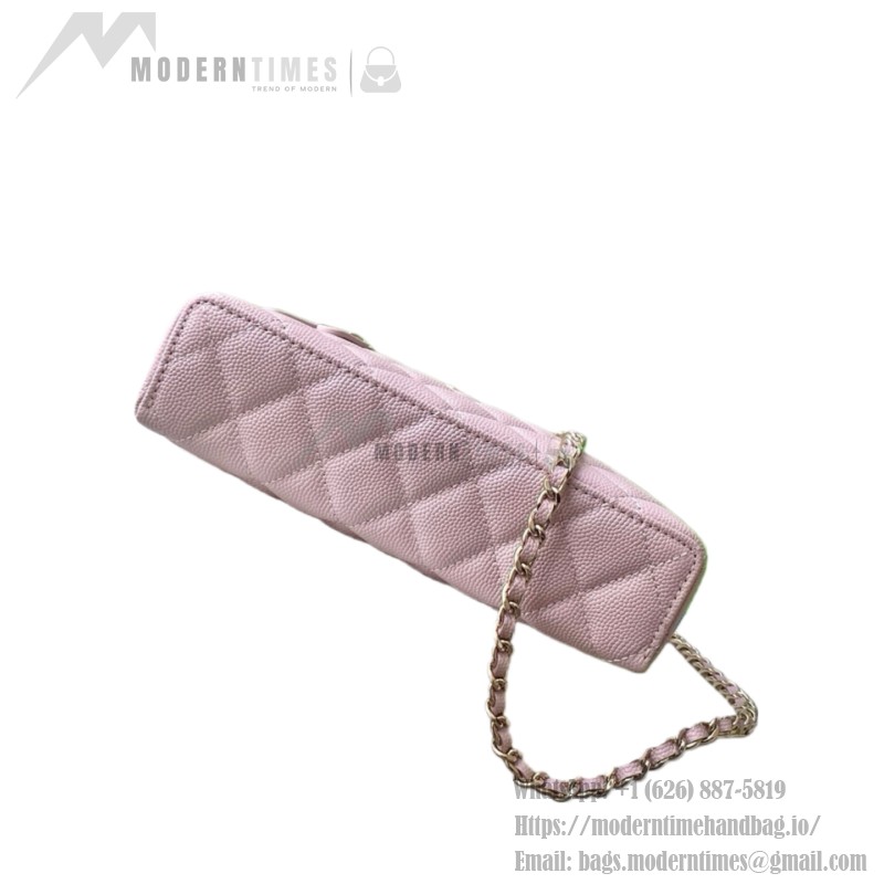 Chanel 25BLP Handle Box Bag Caviar Calfskin Black Gold Hardware