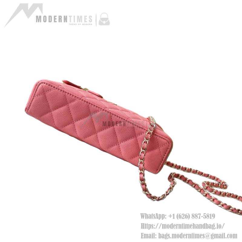 Chanel 25BLP Handle Box Bag Caviar Calfskin Black Gold Hardware