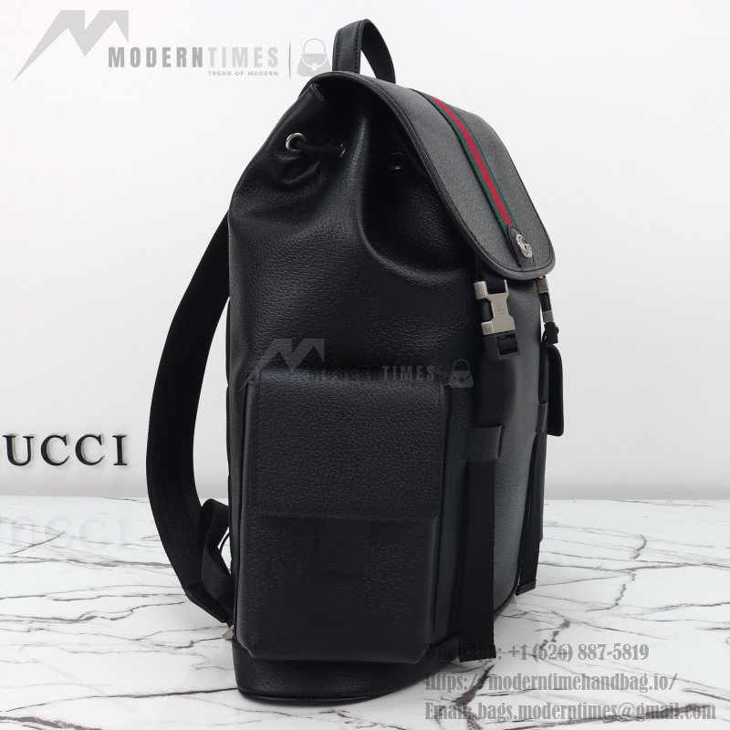 Gucci 839110 Leather Tote Bag Brown Replica