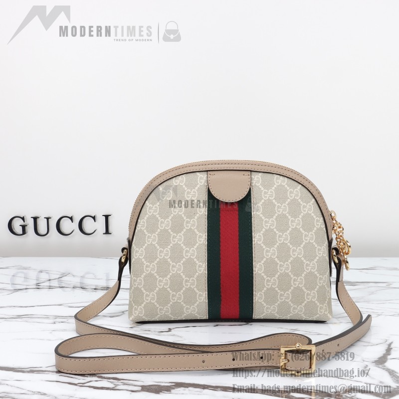 Gucci 499621 Cream Oat Leather Shoulder Bag Replica