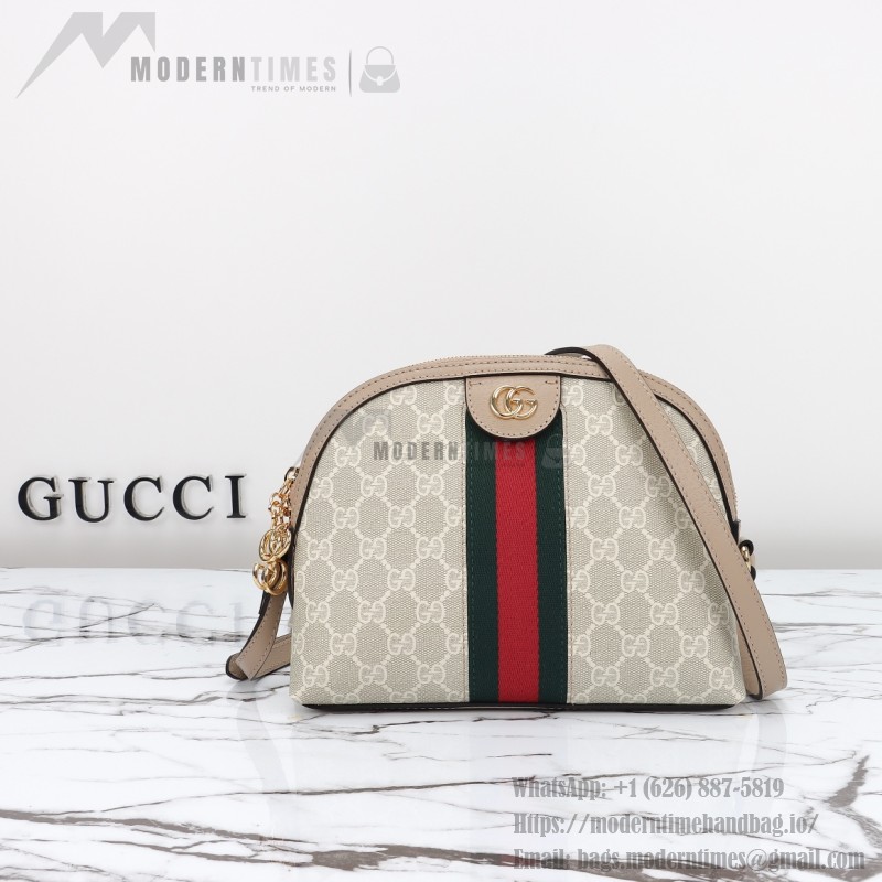 Gucci 499621 Cream Oat Leather Shoulder Bag Replica