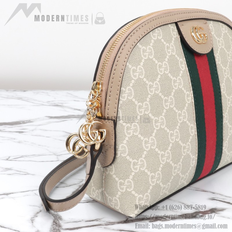 Gucci 499621 Cream Oat Leather Shoulder Bag Replica