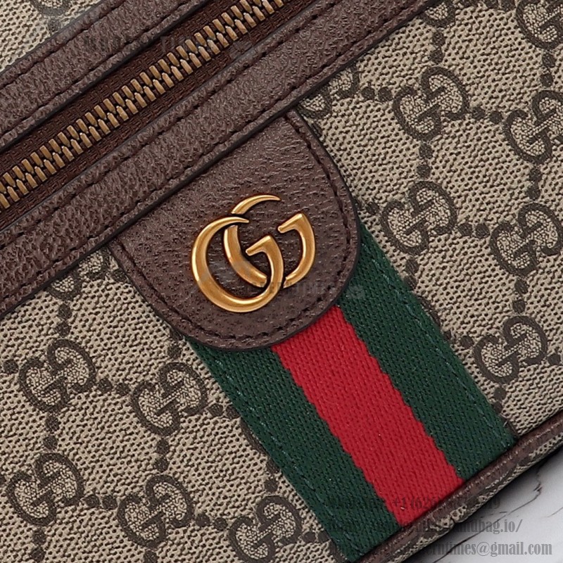 Gucci 574796 Beige Brown Leather Shoulder Bag Replica