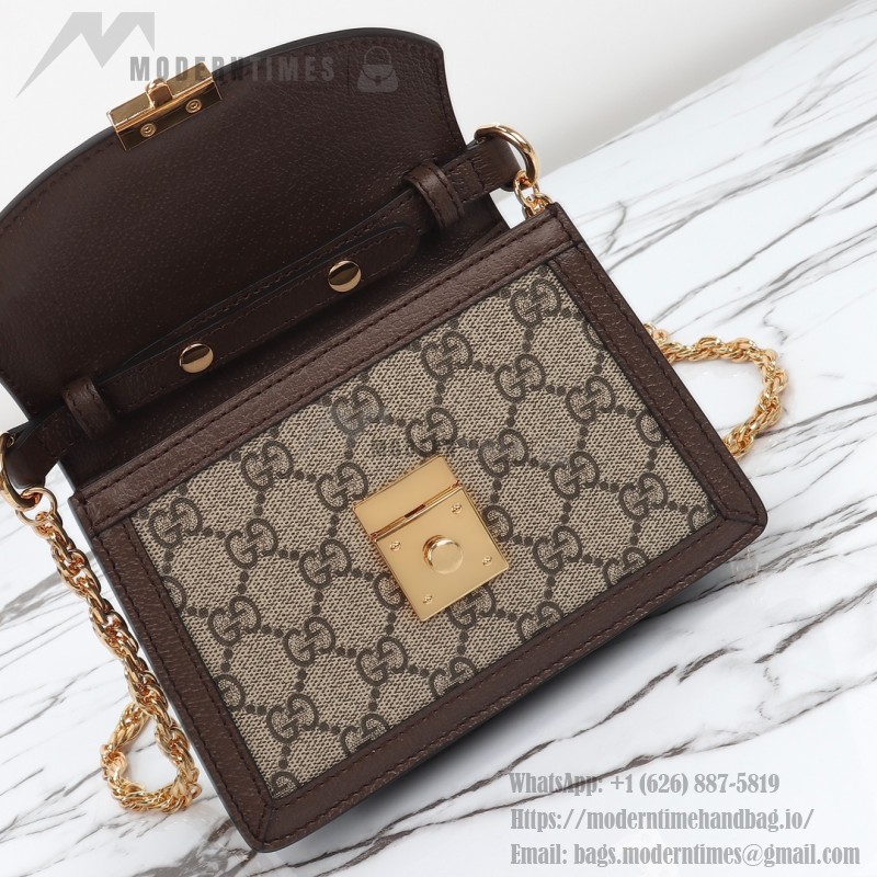 Gucci 696180 Apricot-Brown & Oat Beige Leather Shoulder Bag