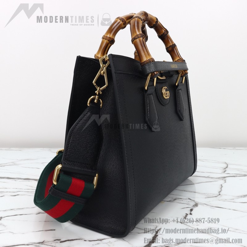 Gucci 702721 Black Leather Bag with Dust Bag