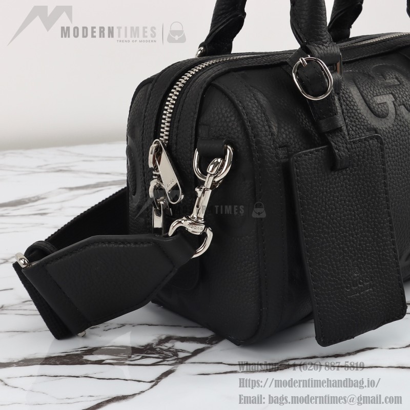 GUCCI 725292 Crushed GG Leather Handbag with Original Dust Bag