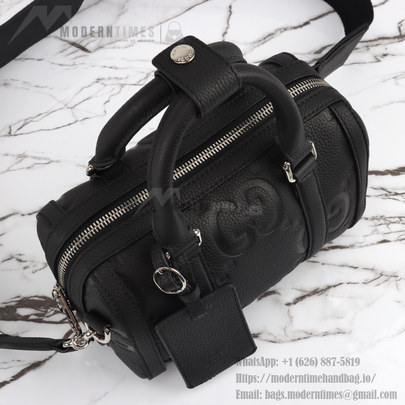 GUCCI 725292 Crushed GG Leather Handbag with Original Dust Bag