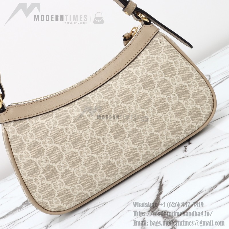 Gucci GG Canvas Shoulder Bag 735145 Beige Brown