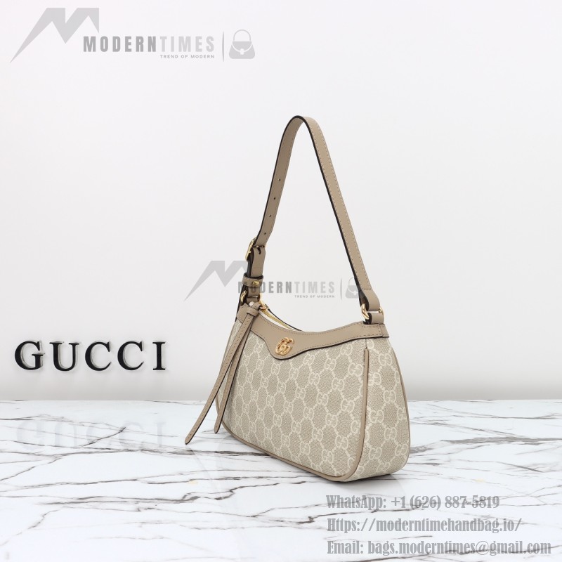 Gucci GG Canvas Shoulder Bag 735145 Beige Brown