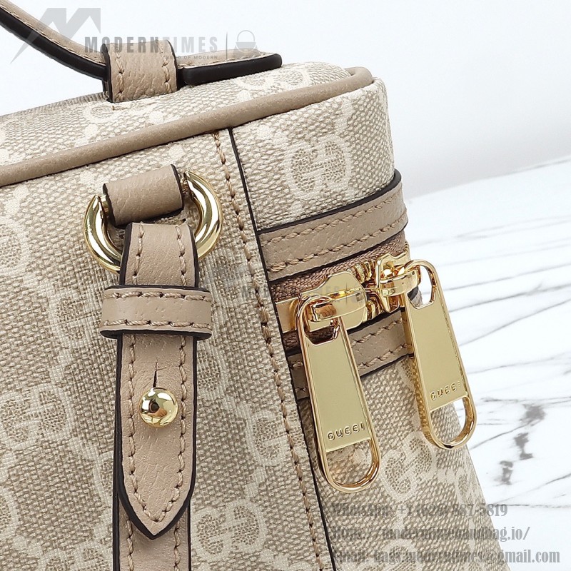 Gucci 816357 Beige Oat Leather Handbag