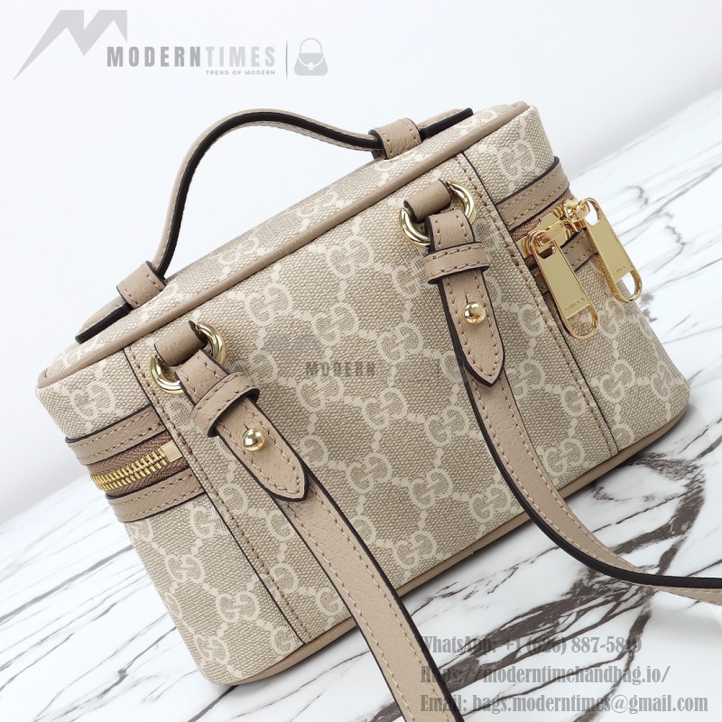 Gucci 816357 Beige Oat Leather Handbag