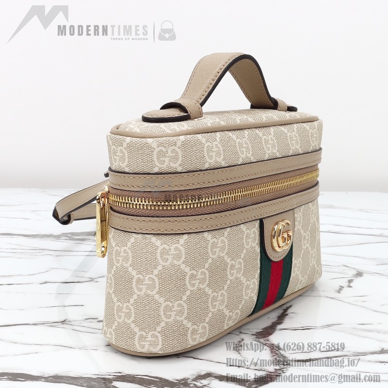 Gucci 816357 Beige Oat Leather Handbag