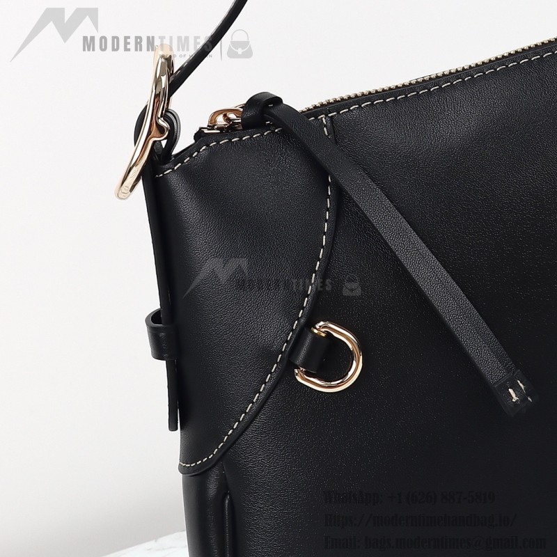 Gucci GG Black Canvas Leather Tote Bag 815217