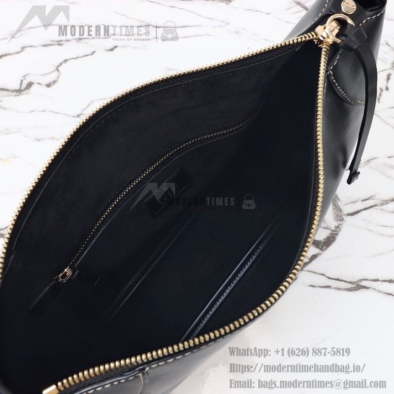 Gucci GG Black Canvas Leather Tote Bag 815217