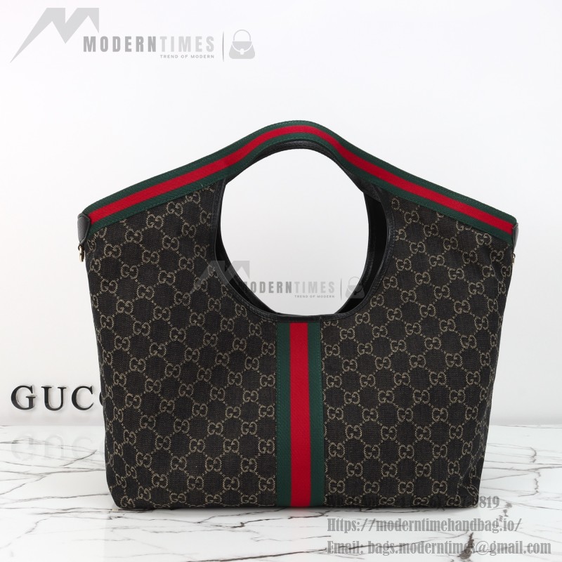 Gucci 860845 / 853971 Black Denim Tote Bag Small and Large Replica