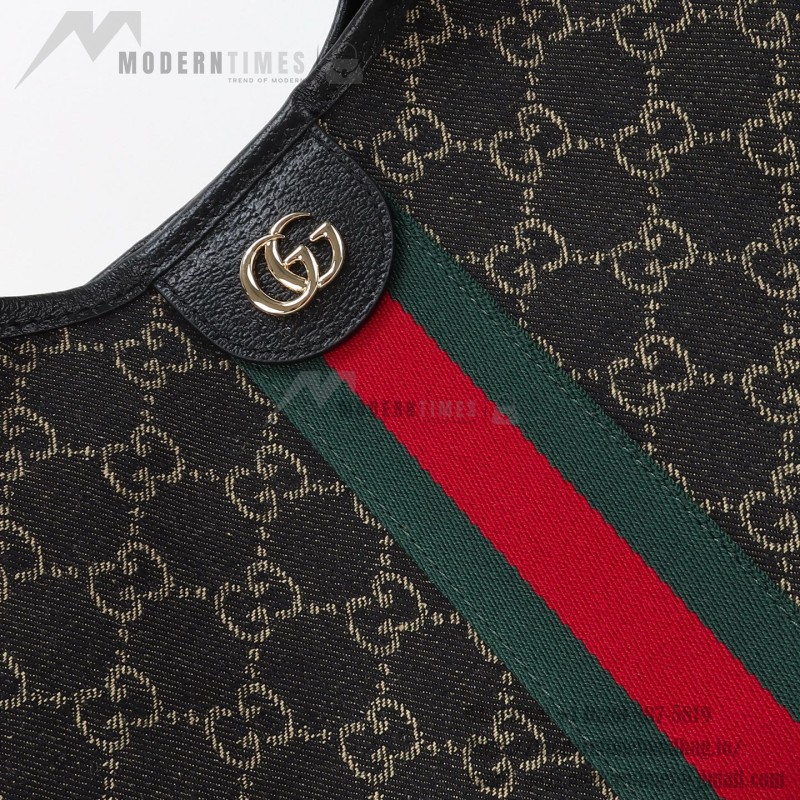 Gucci 860845 / 853971 Black Denim Tote Bag Small and Large Replica