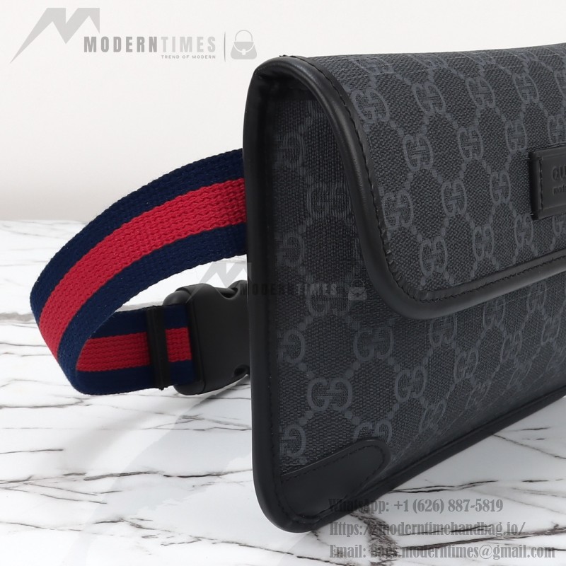 Gucci 598113 Gray Rubber Crossbody Bag Replica