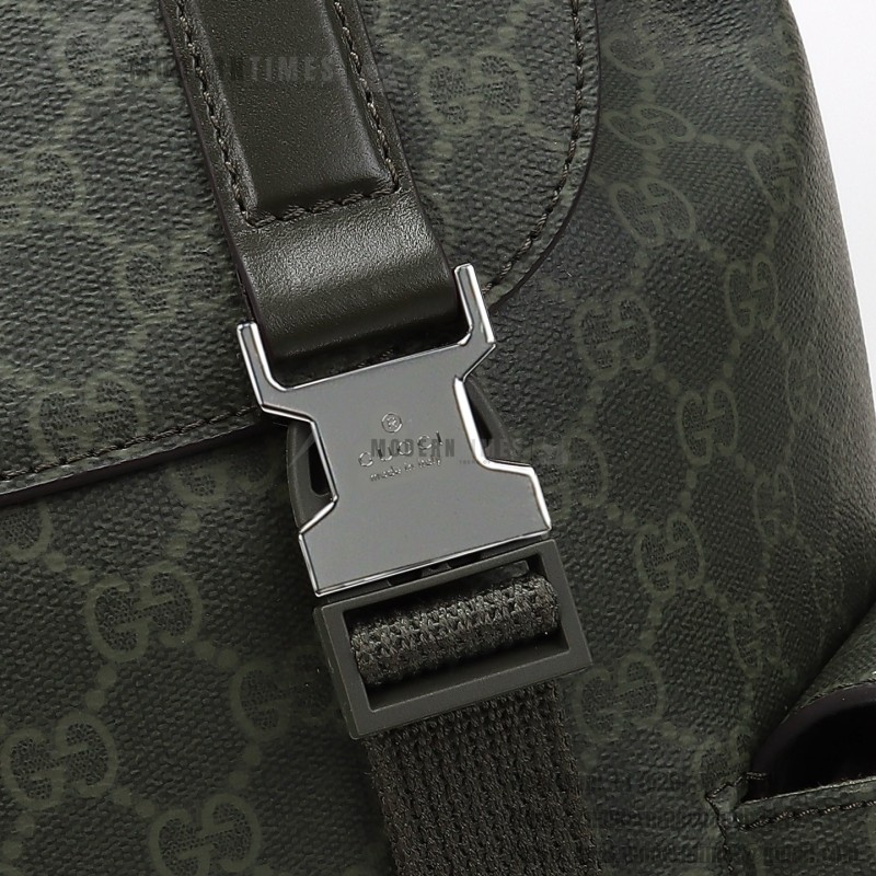 Gucci 792080 green original leather backpack