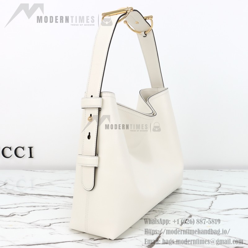 Gucci Brown Canvas Tote with Gray-Green and White Leather – Model 850926 / 850546