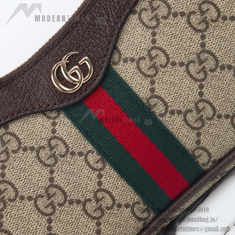 Gucci Mini Shoulder Bag Replica 838465 Apricot Brown and Brown-Red
