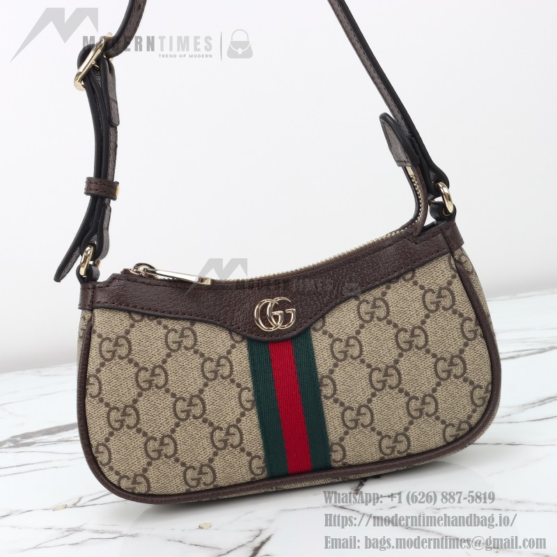 Gucci Mini Shoulder Bag Replica 838465 Apricot Brown and Brown-Red