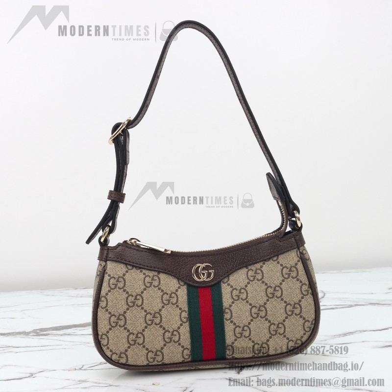 Gucci Mini Shoulder Bag Replica 838465 Apricot Brown and Brown-Red