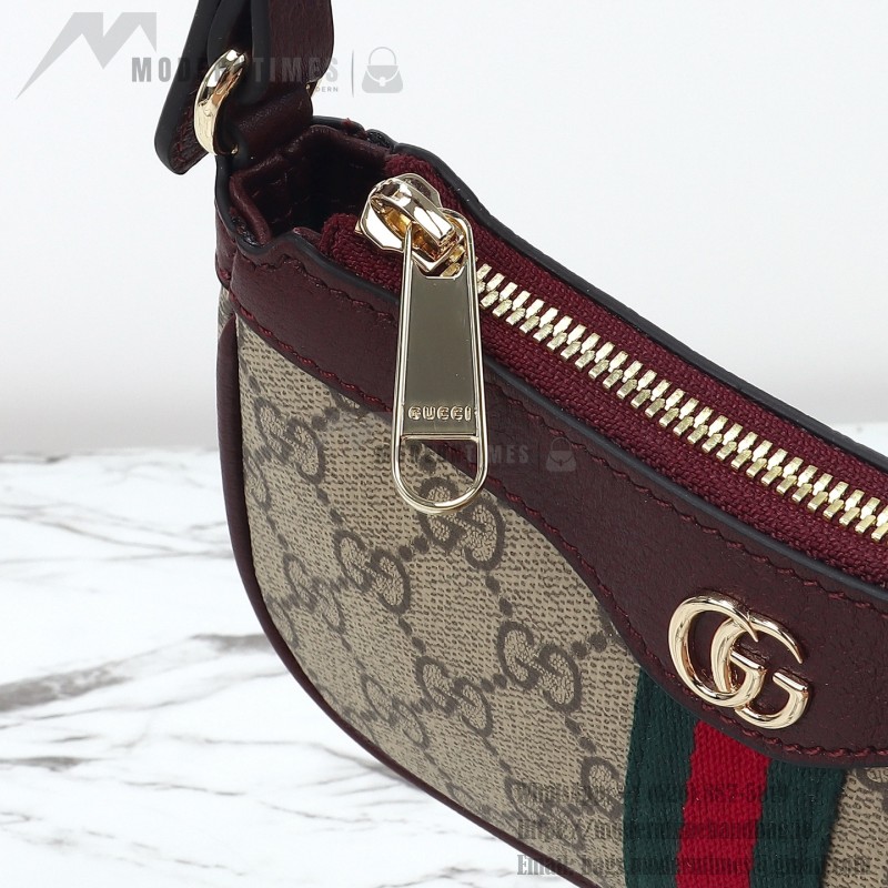 Gucci Mini Shoulder Bag Replica 838465 Apricot Brown and Brown-Red