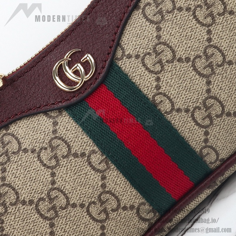 Gucci Mini Shoulder Bag Replica 838465 Apricot Brown and Brown-Red