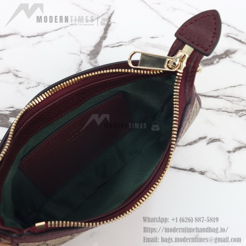 Gucci Mini Shoulder Bag Replica 838465 Apricot Brown and Brown-Red