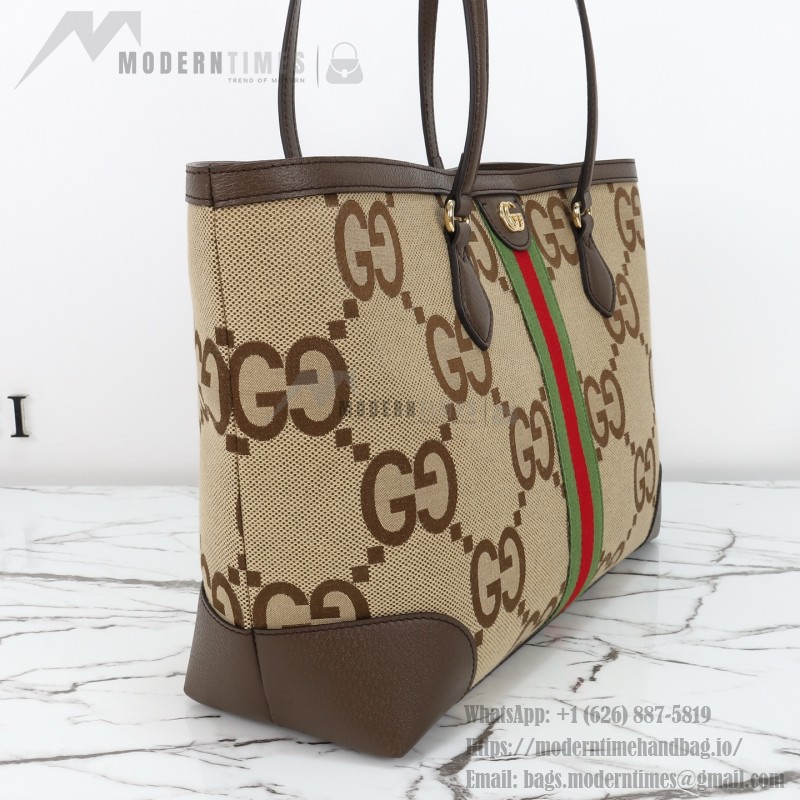 Gucci Tote Bag Replica 631685 in Blue, Beige, and Brown