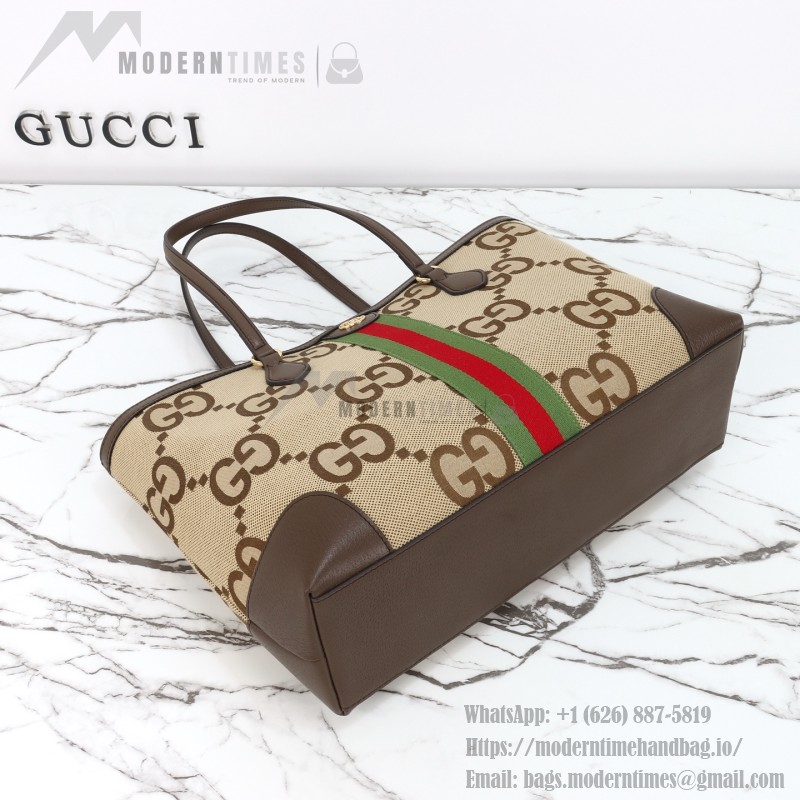 Gucci Tote Bag Replica 631685 in Blue, Beige, and Brown