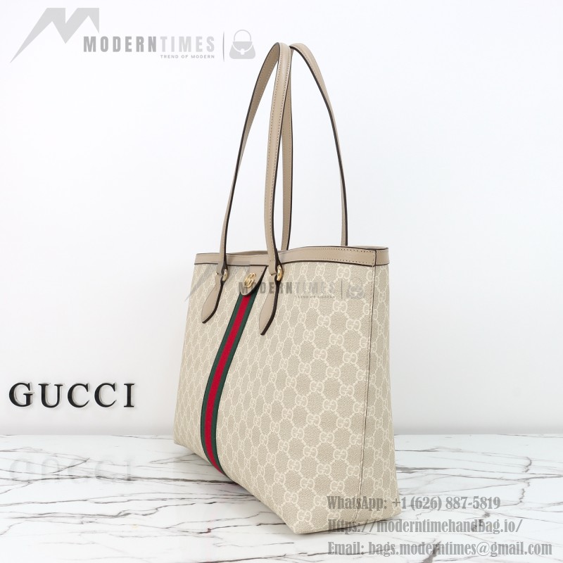 Gucci Tote Bag Replica 631685 in Blue, Beige, and Brown
