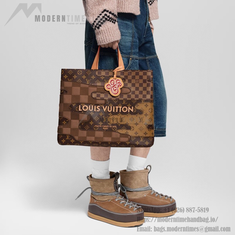 Louis Vuitton Shopper Tote Medium M15274 Replica – Multicolor Patchwork Tote Bag