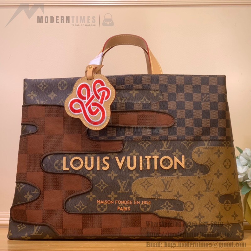 Louis Vuitton Shopper Tote Medium M15274 Replica – Multicolor Patchwork Tote Bag