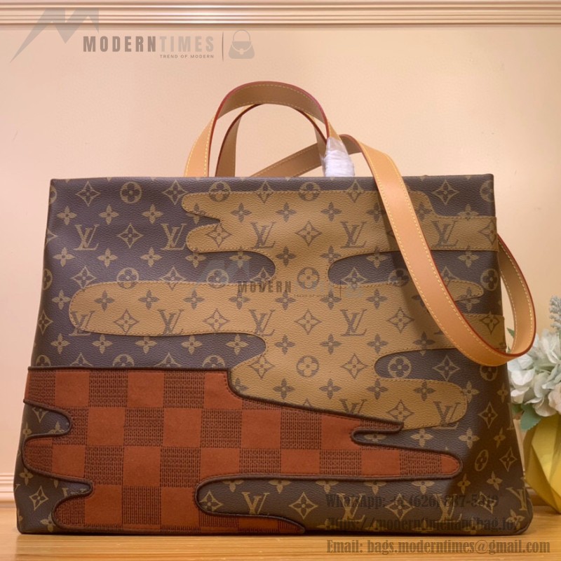 Louis Vuitton Shopper Tote Medium M15274 Replica – Multicolor Patchwork Tote Bag