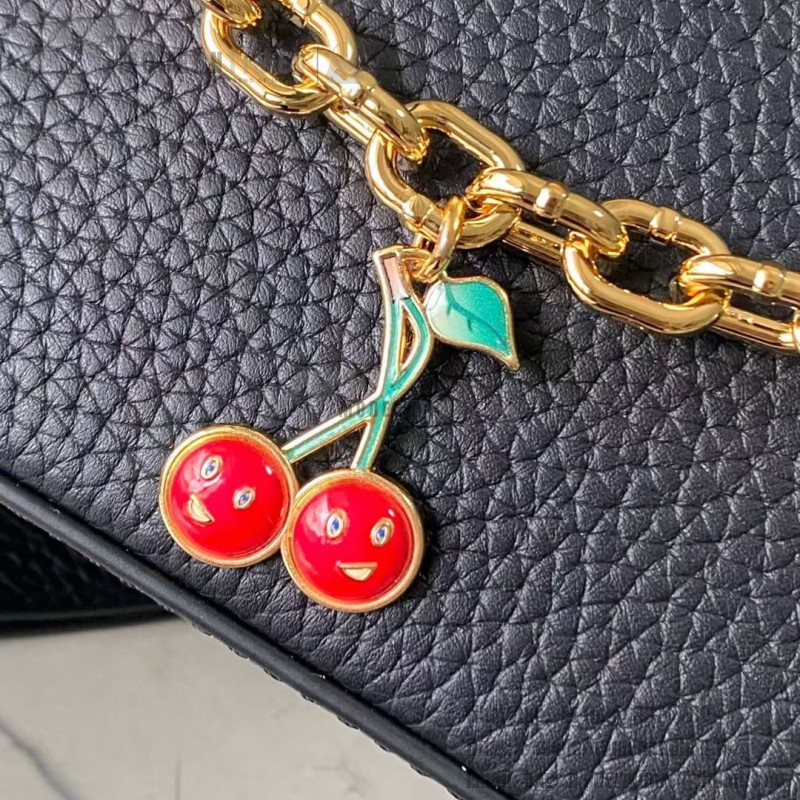 Louis Vuitton Capucines M13714 Murakami Re-Edition Bag in Taurillon Leather