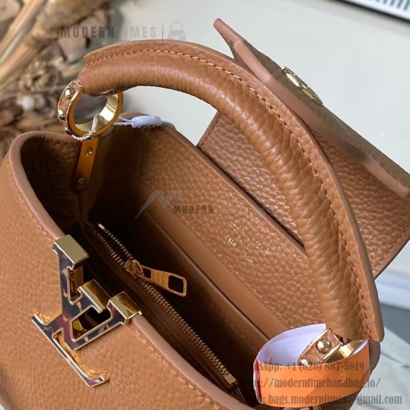Louis Vuitton Capucines Mini M14381 Harmony Series Taurillon Leather Handbag
