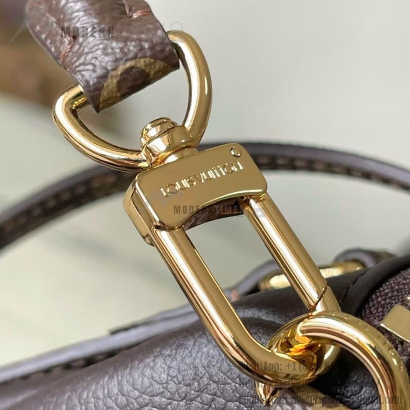 Louis Vuitton Express Medium Bag M26397 Brown Grained Leather with Monogram Trim – Top Replica