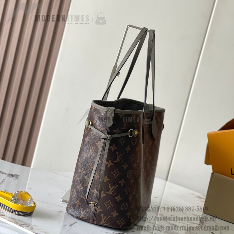 Louis Vuitton Neverfull Inside Out Medium Bag M12063 Elephant Gray