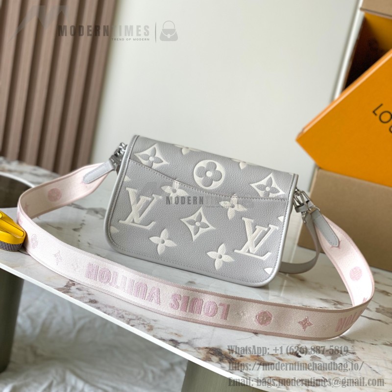 Louis Vuitton Diane M14214 Taro Cream 163C Chip Edition Premium MB Leather Bag
