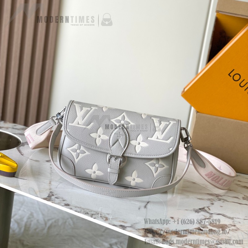 Louis Vuitton Diane M14214 Taro Cream 163C Chip Edition Premium MB Leather Bag