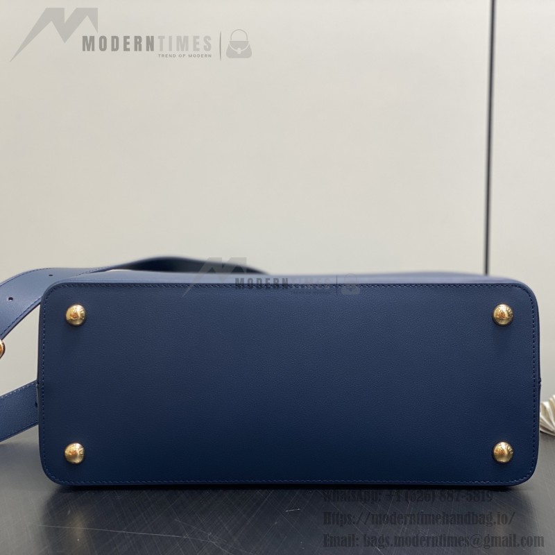 Louis Vuitton Capucines Souple Large Bag M14639 Deep Blue Full Leather