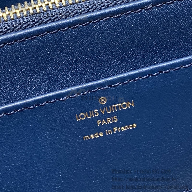 Louis Vuitton Capucines Souple Large Bag M14639 Deep Blue Full Leather