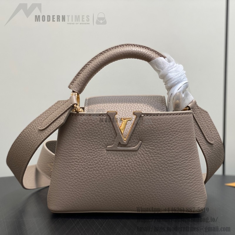 Louis Vuitton Capucines Mini M56071 Light Coffee Taurillon Leather