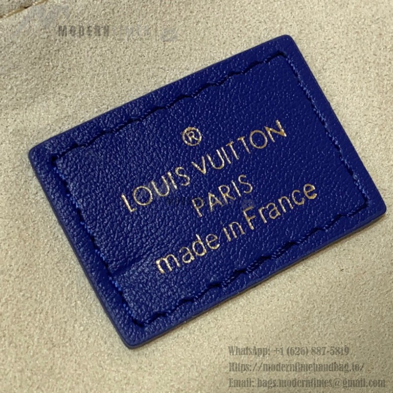 Louis Vuitton Dust Bag Tote Handbag M15235 White Suede Leather
