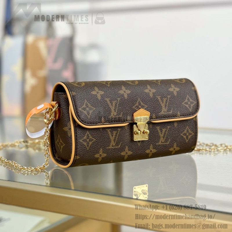 Louis Vuitton Pochette Camille M13566 monogram leather replica handbag