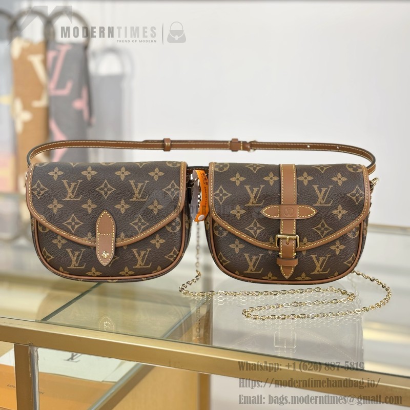 Louis Vuitton DUO BB Handbag M26592 replica front view